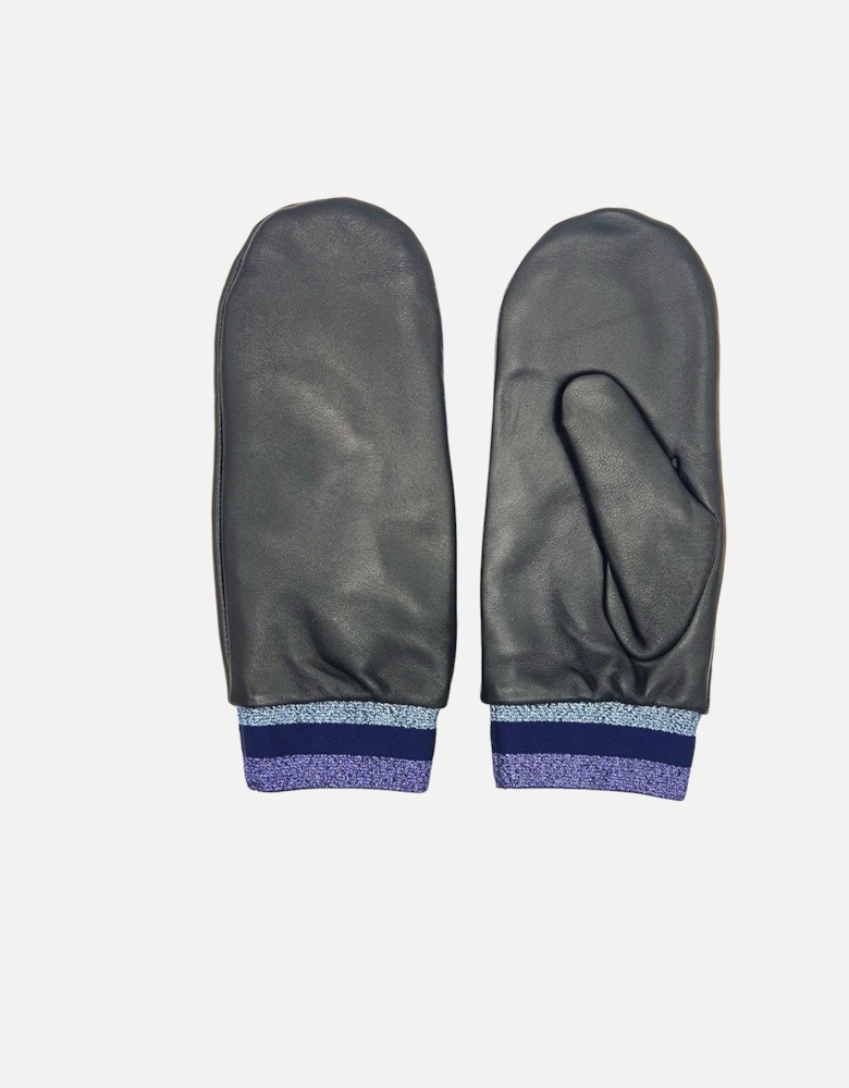 Lupin Leather Mittens