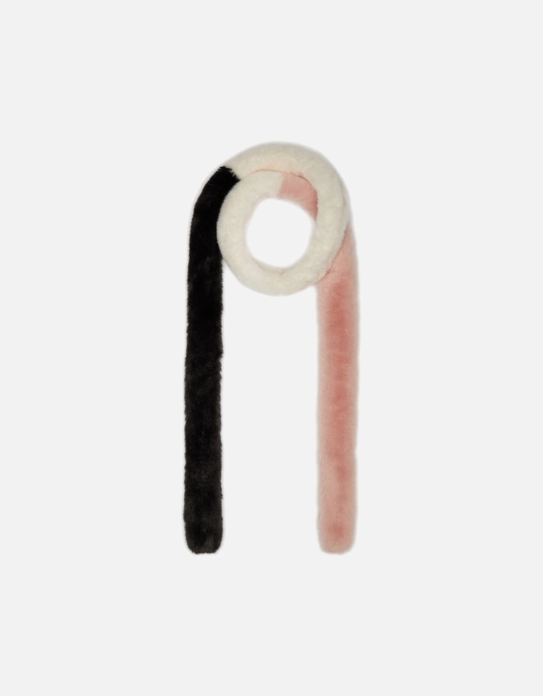 Pasha Tri-colour Scarf - Nude Pink MIx