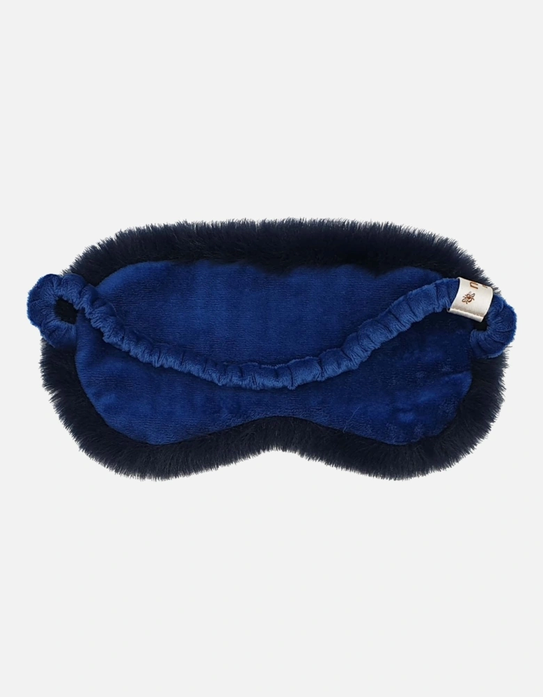 Lux Faux Fur Eyemask - Petrol