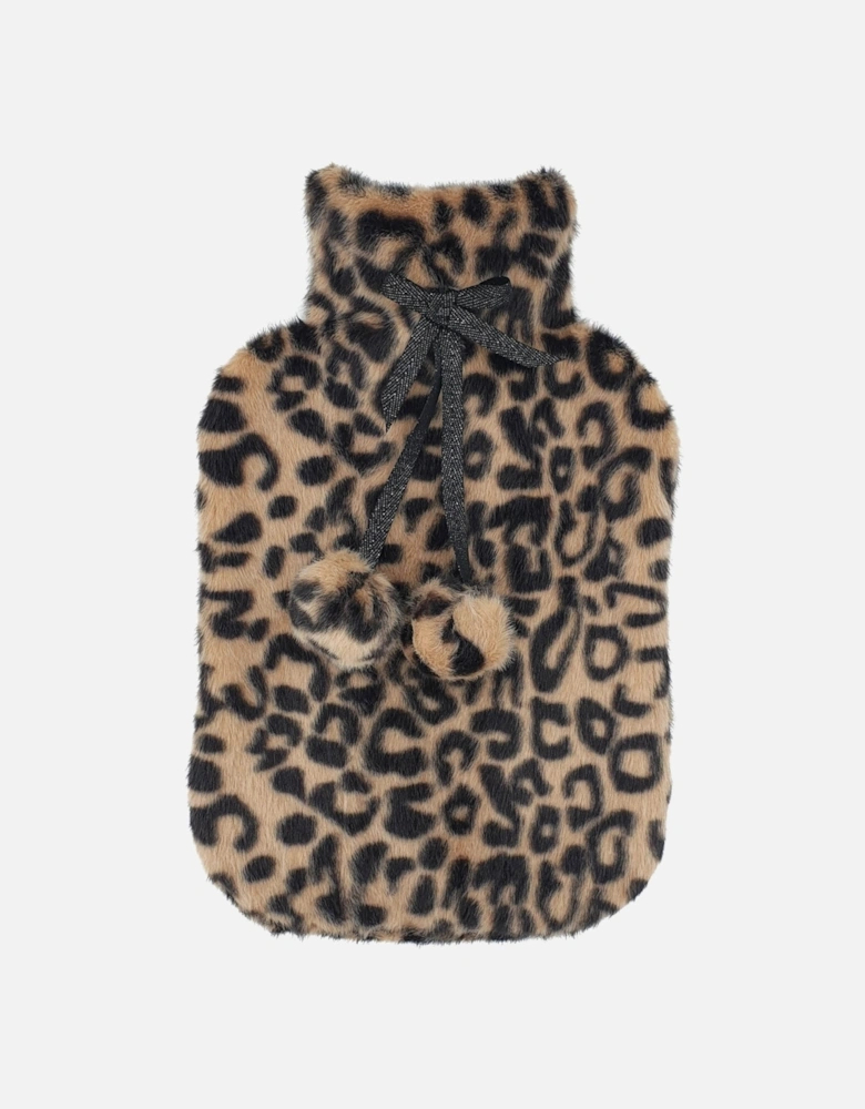 Lux Hot Water Bottle Cover - Leopard Print