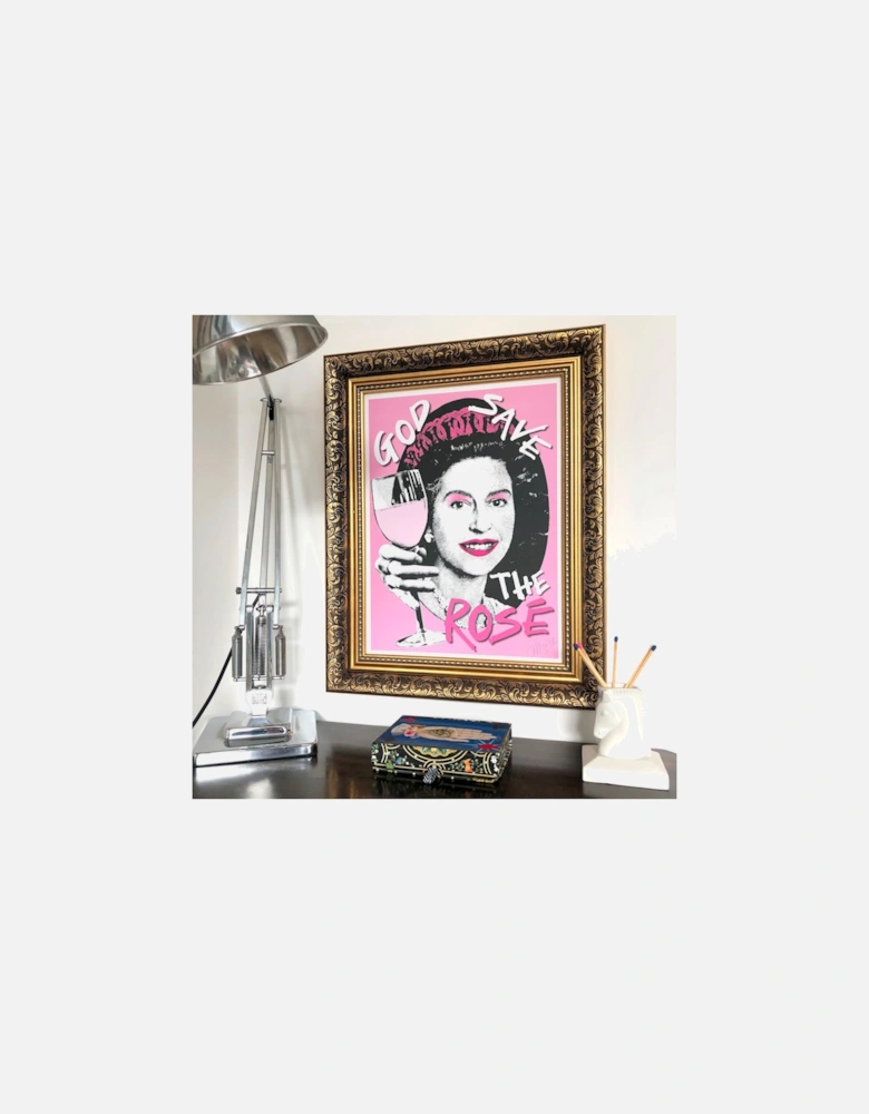God Save The Rose Signed Print