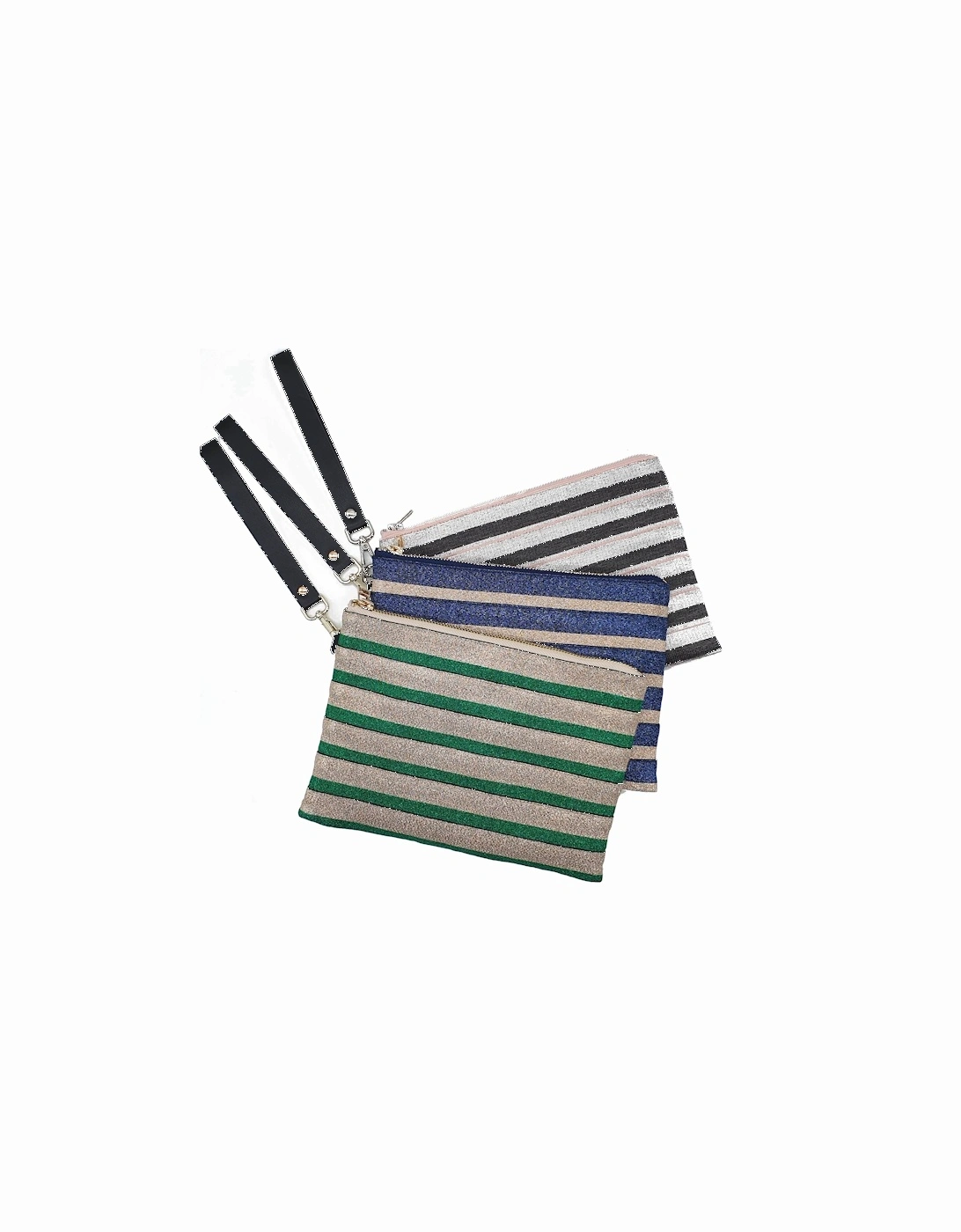 Elastic Clutch - Blue Stripe