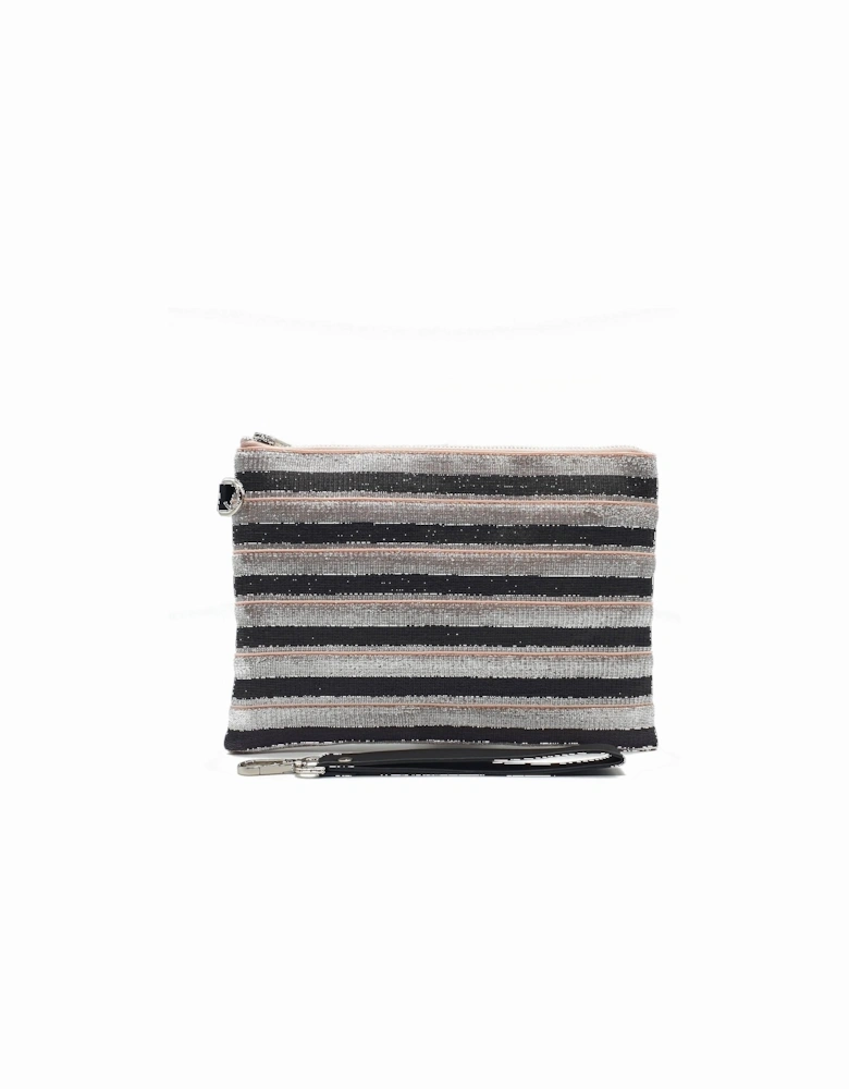 Elastic Clutch - Pink Stripe