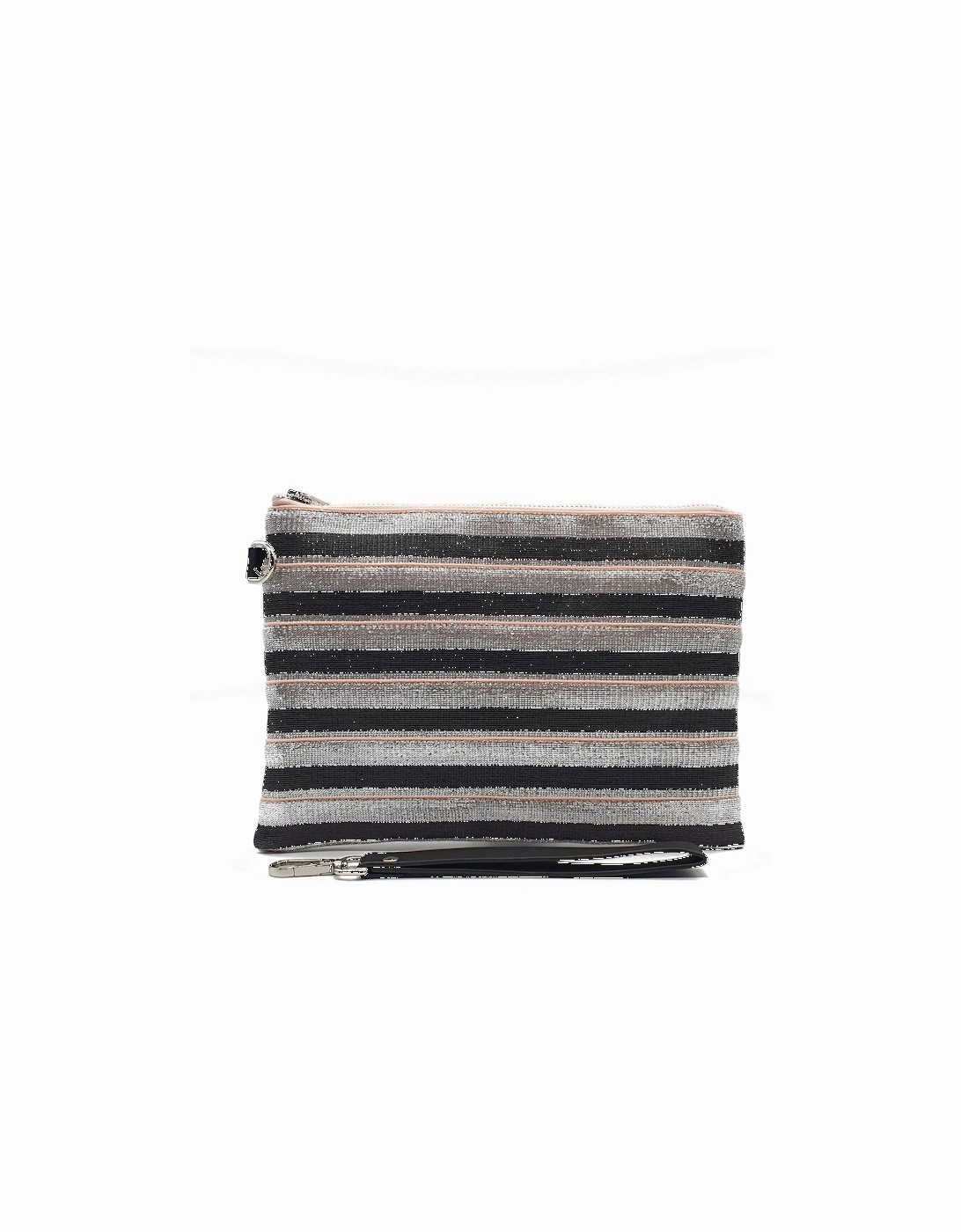 Elastic Clutch - Pink Stripe