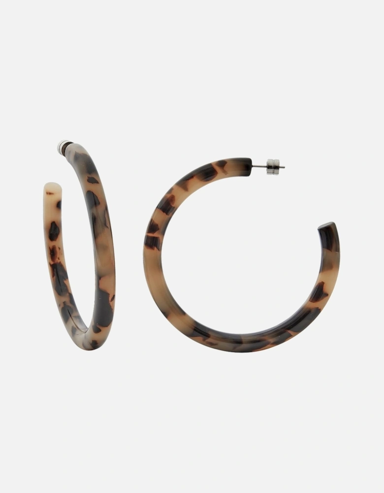 Bold Hoops - Blond Tortoise