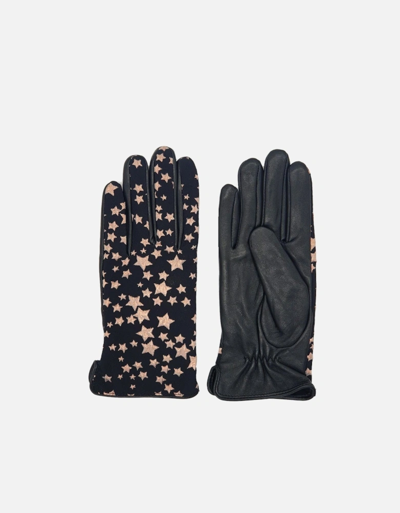 Nashville Star Leather Gloves - Gold