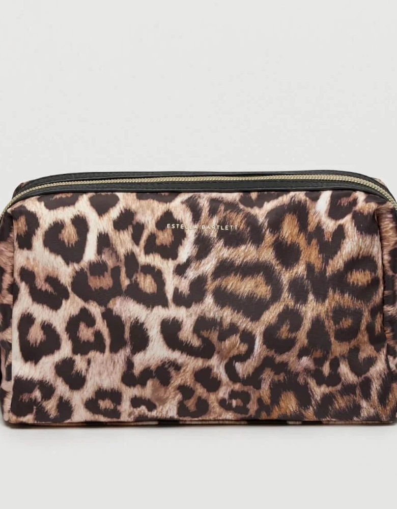 Toiletries Bag - Leopard Large