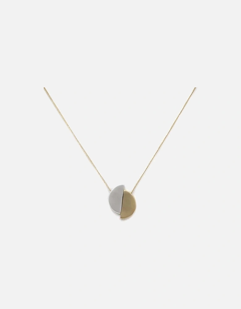 Nadia Two Half Moon Necklace