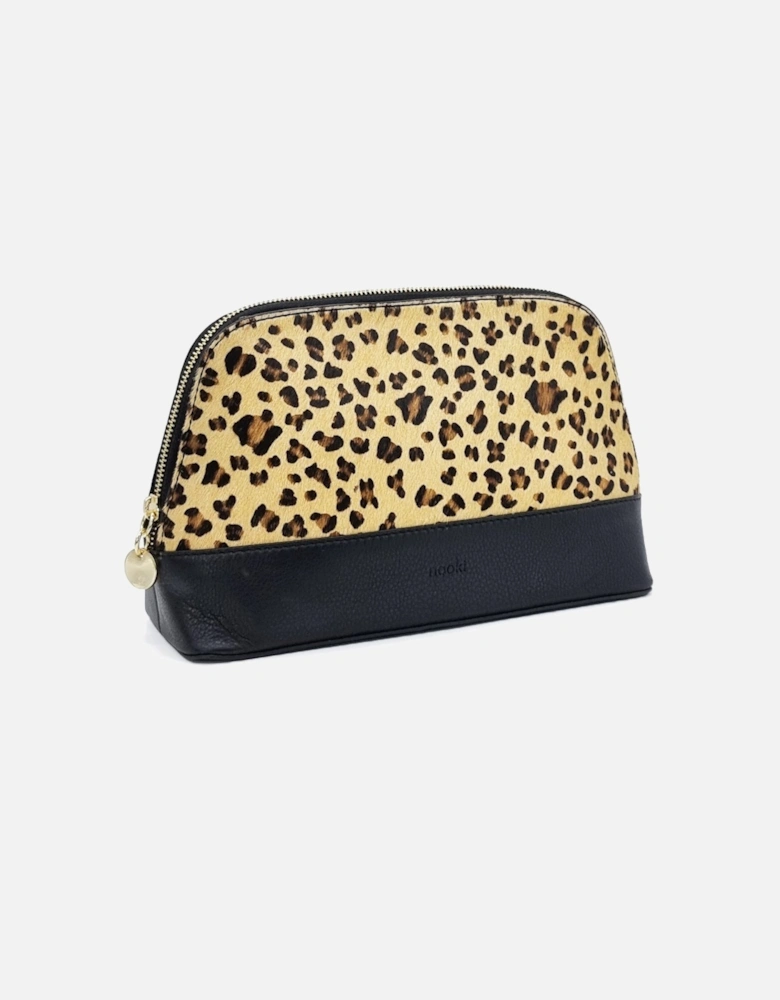 Langley Make-up Bag - Black Leo