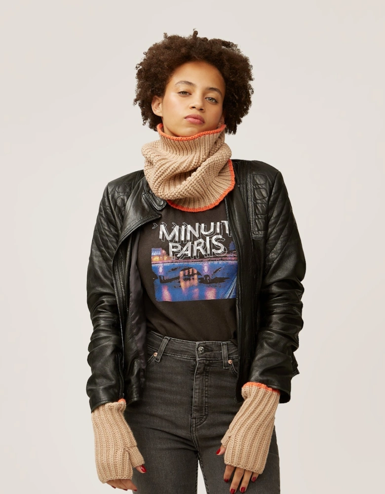 Marta Recycled Snood -  Camel