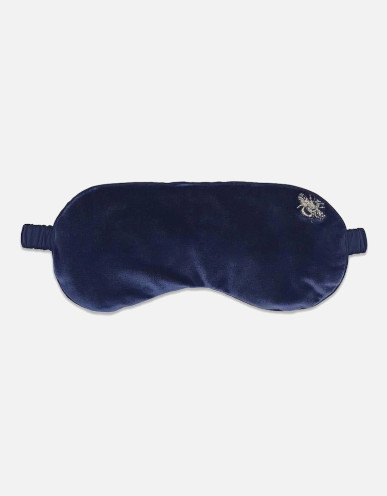 Velvet Eyemask - Denim Blue