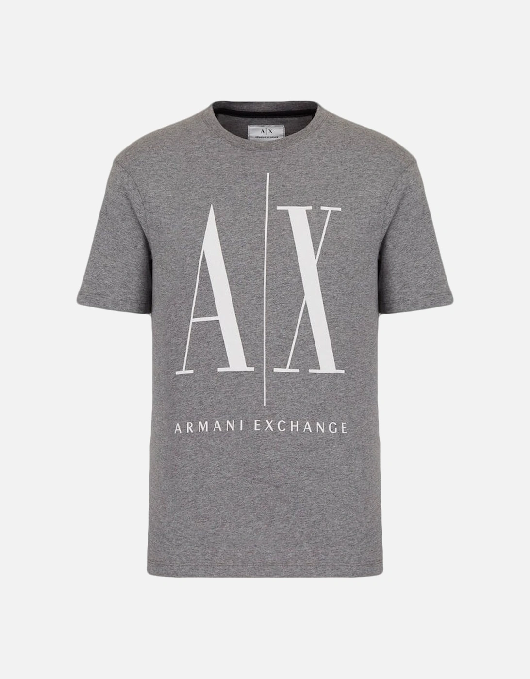 A|X Large Logo Mens T Shirt Heather Grey, 4 of 3
