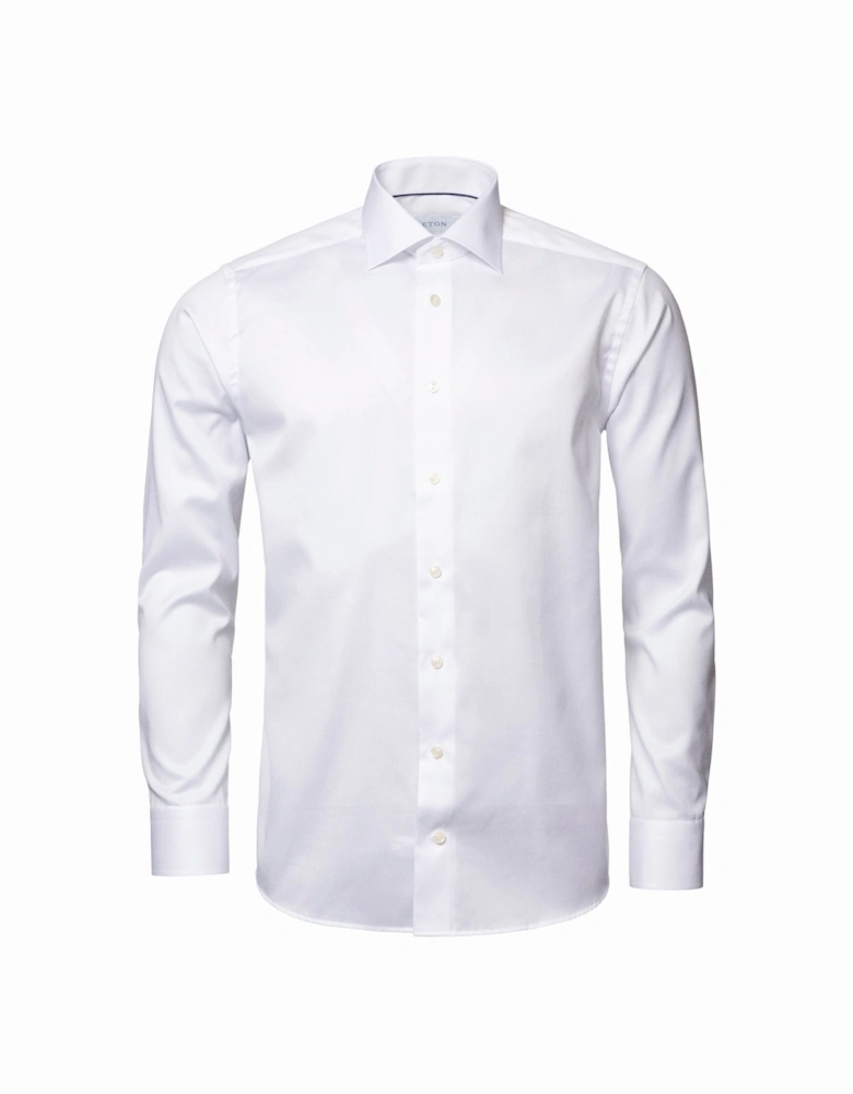 Slim Fit Signature Twill Shirt 00 White