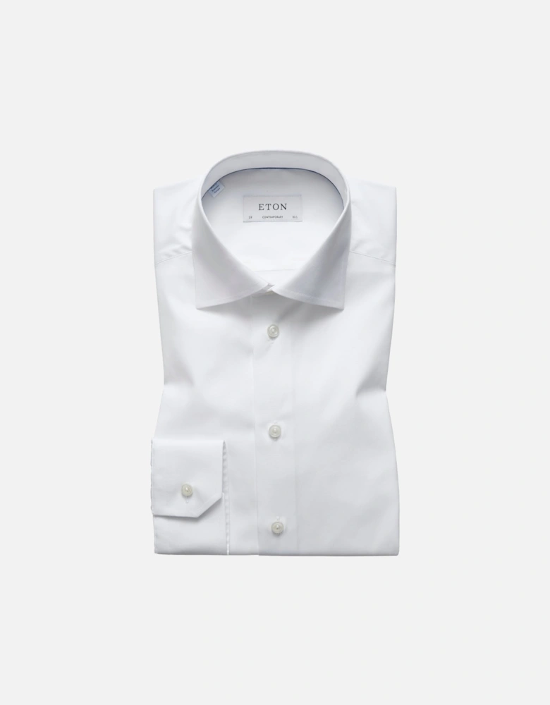 Signature Poplin Contemporary Fit Shirt 00 White