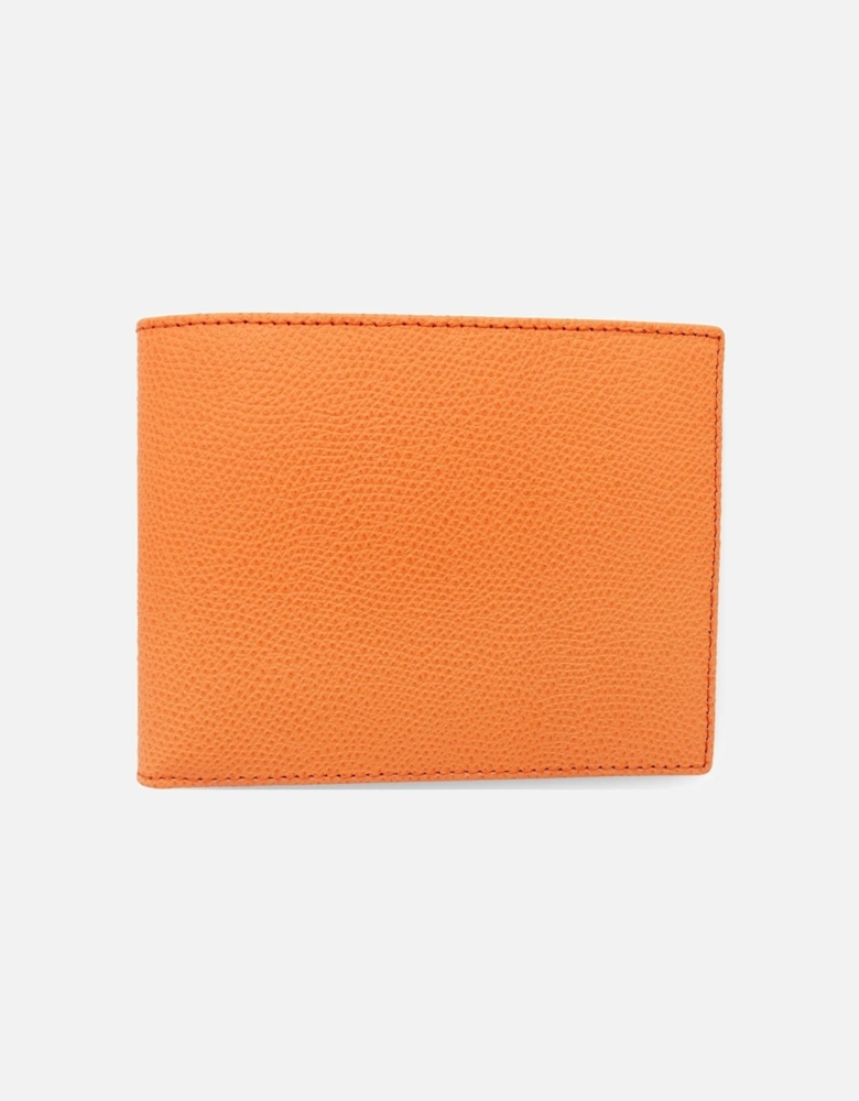 Dauphin Leather Classic Wallet Orange