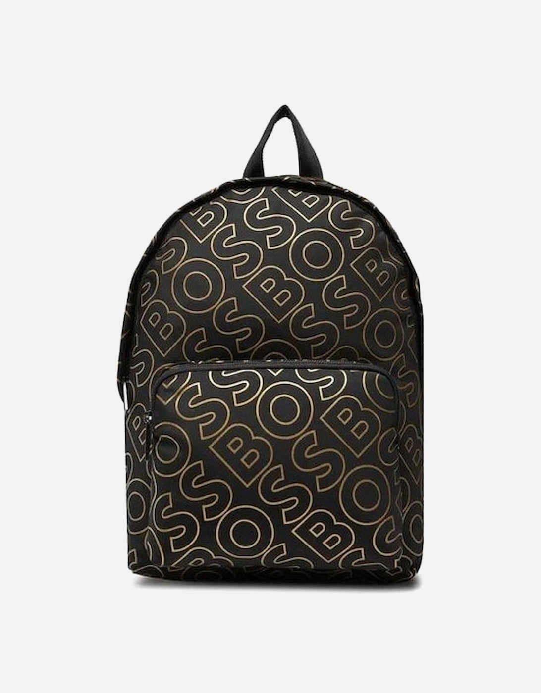 Catch_LN Allover Logo Black/Gold Backpack, 5 of 4