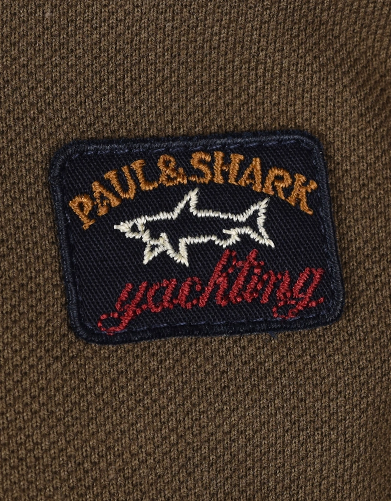 Paul And Shark Polo Shirt Olive