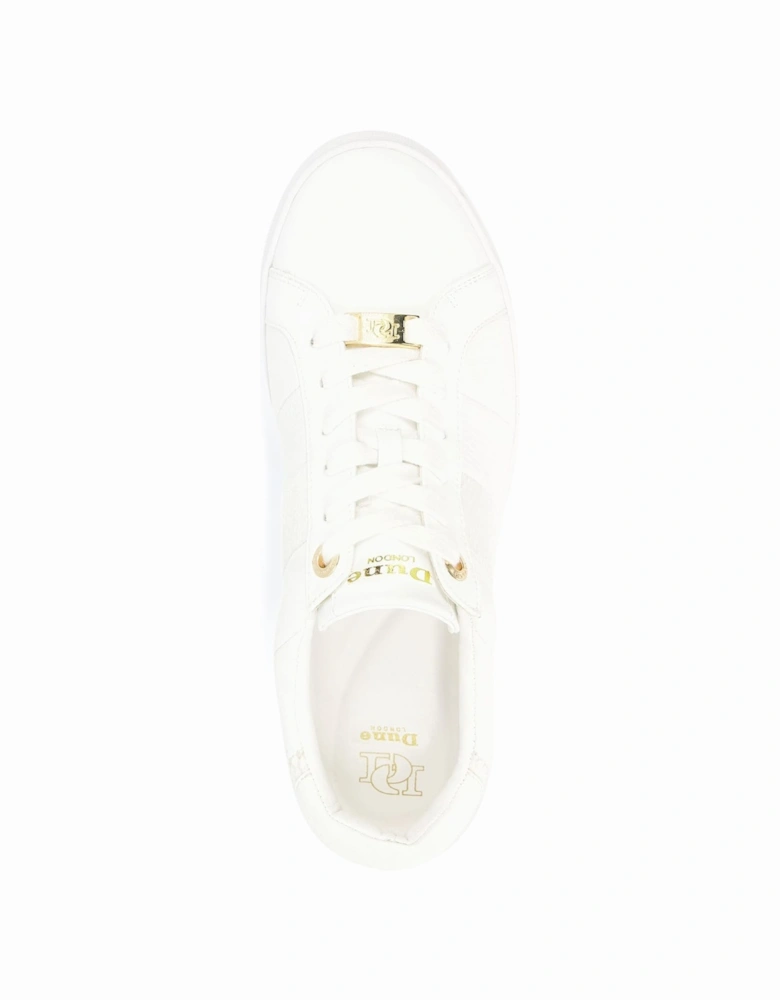 Ladies Everleigh - Reptile Effect Lace-Up Trainers