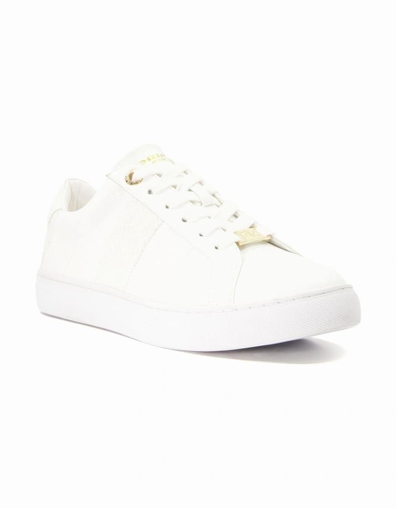 Ladies Everleigh - Reptile Effect Lace-Up Trainers