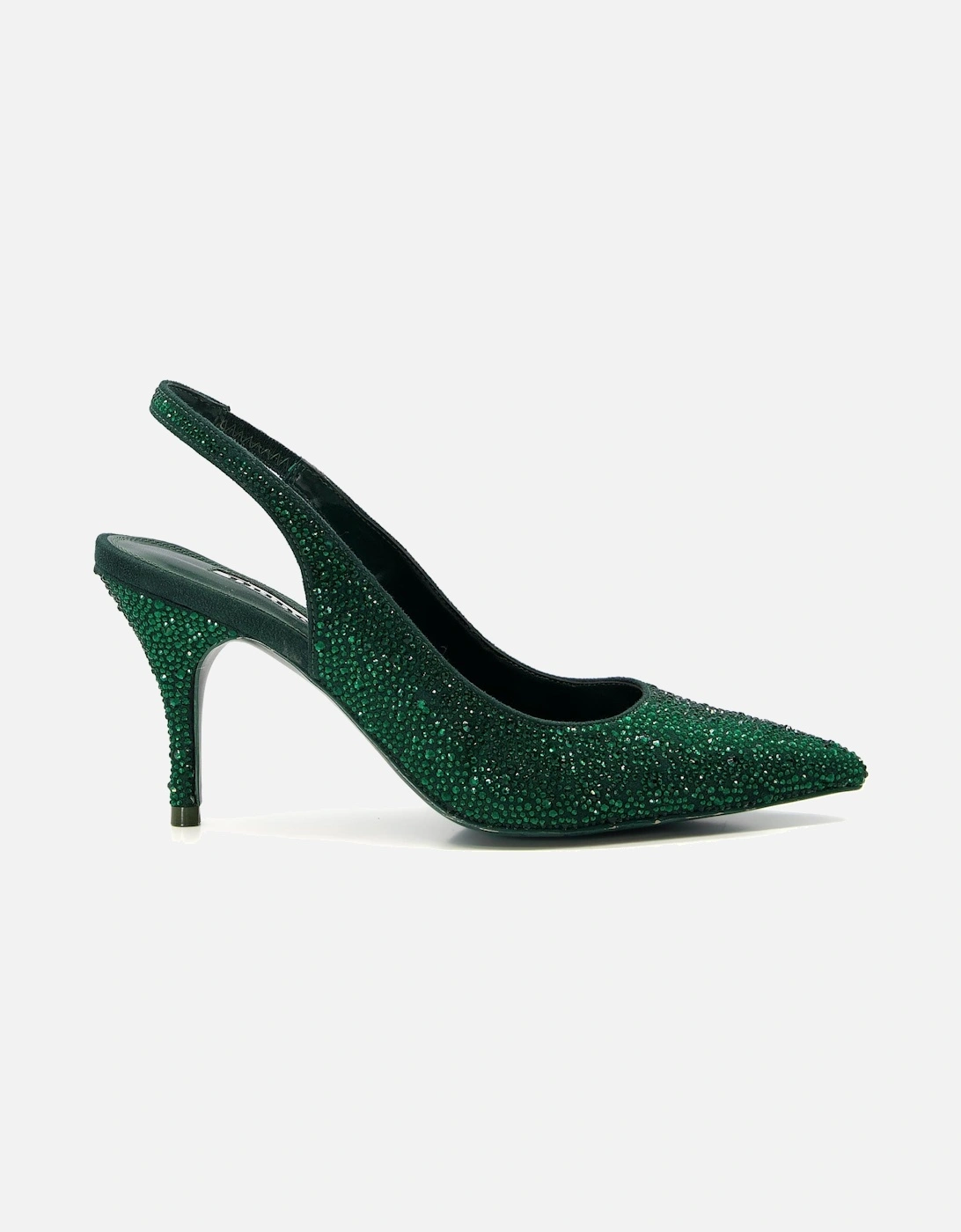 Ladies Captivating - Crystal Slingback Courts