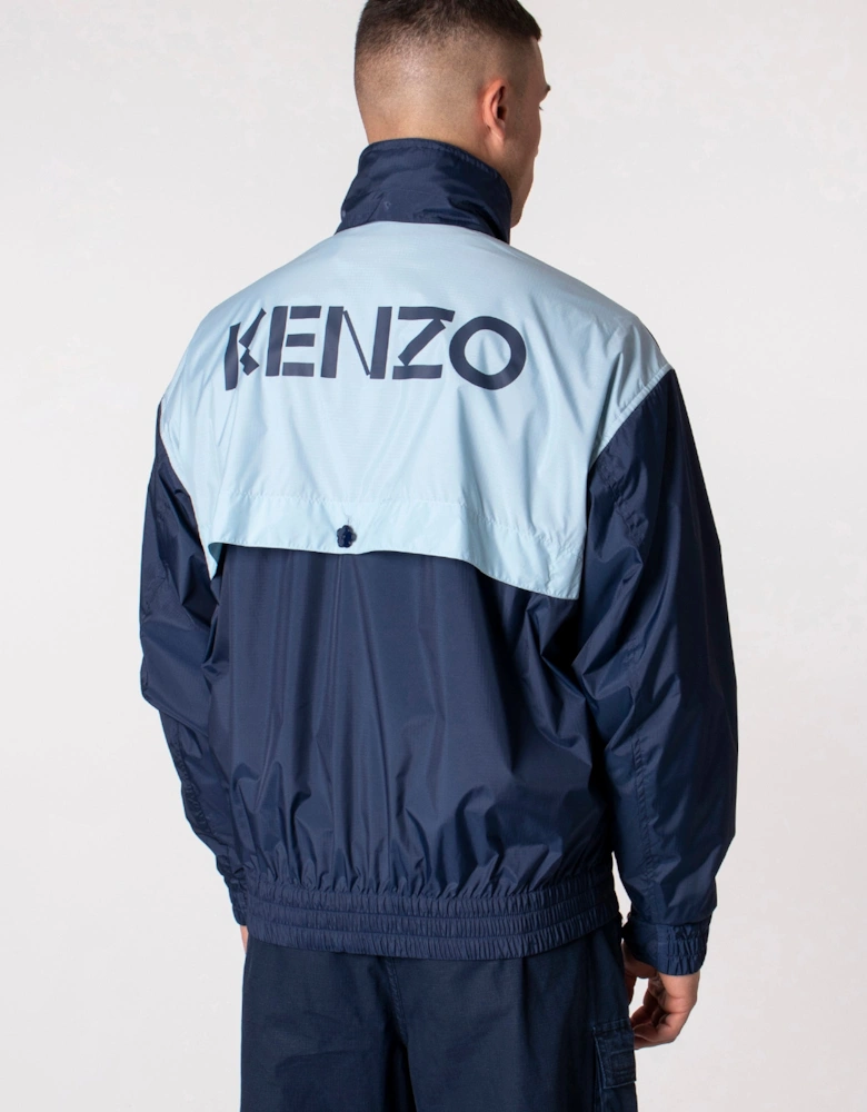 Zip Through Two Tone Windbreaker Jacket