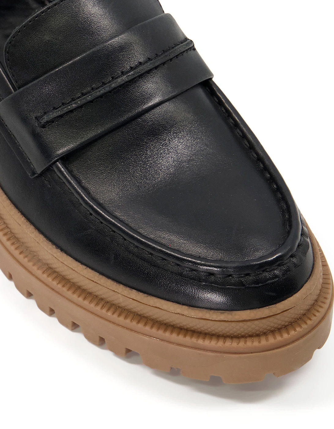 Ladies Ghosts - Leather Track Sole Loafers