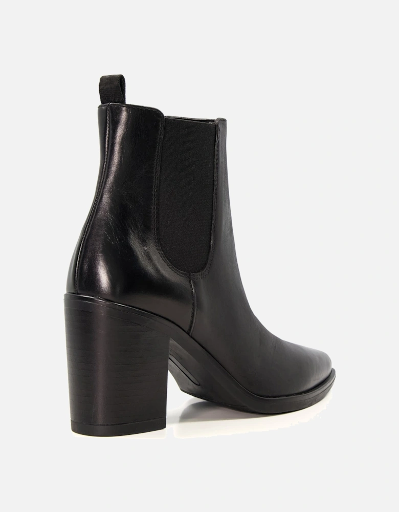 Ladies Prea - Suede Block-Heel Western Boots