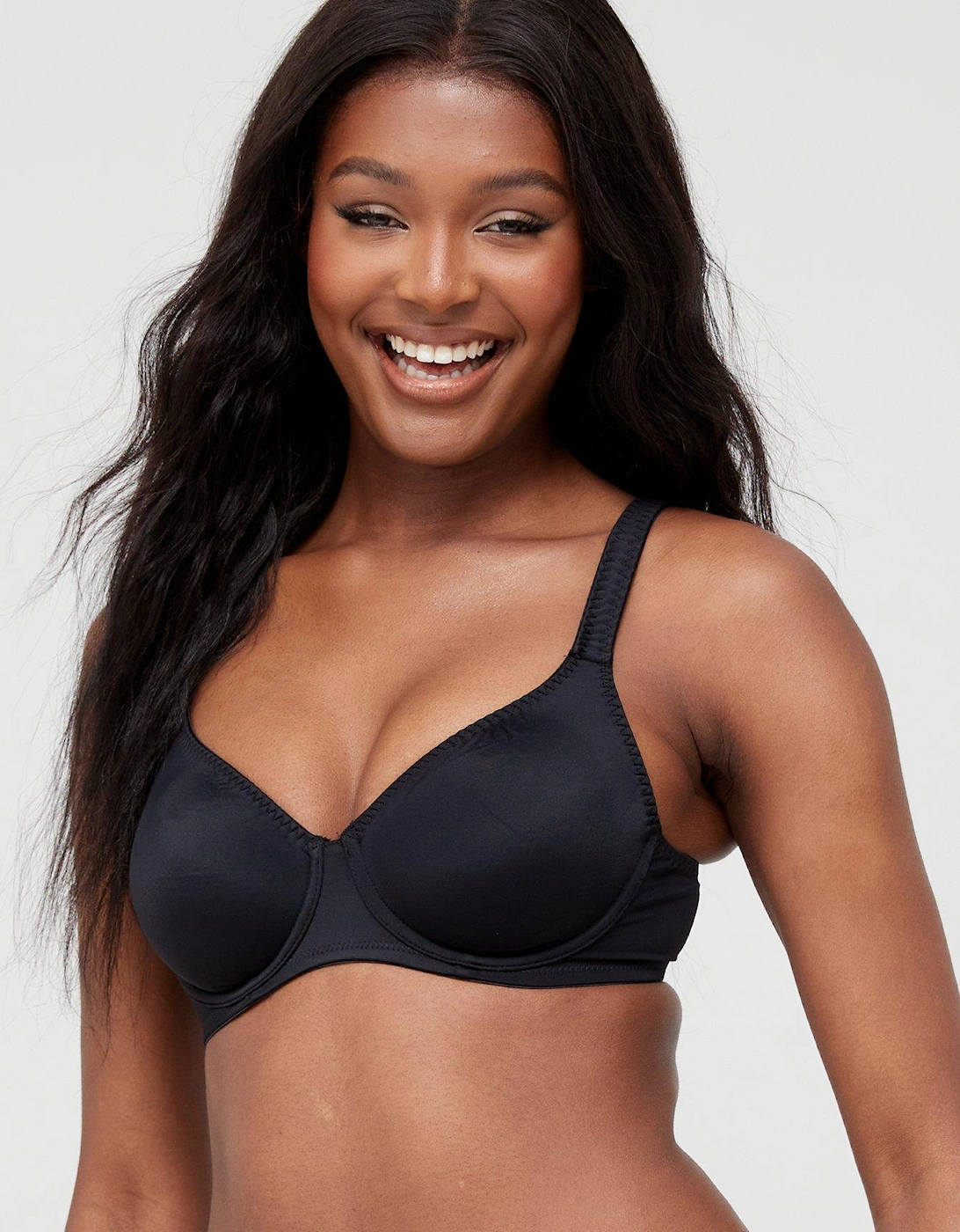 Lindsay Non Padded Bra - Black, 3 of 2