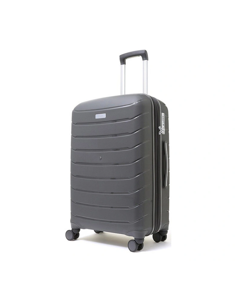 Prime 8 Wheel Hardshell Medium Suitcase - Charcoal