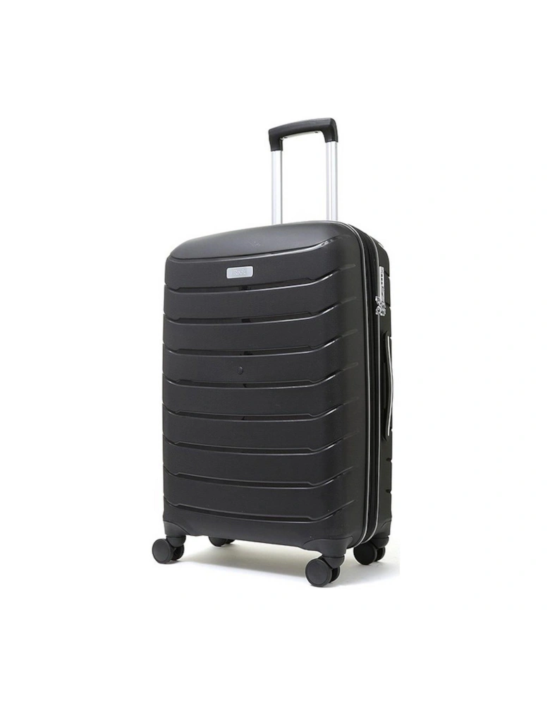 Prime 8 Wheel Hardshell Medium Suitcase - Black