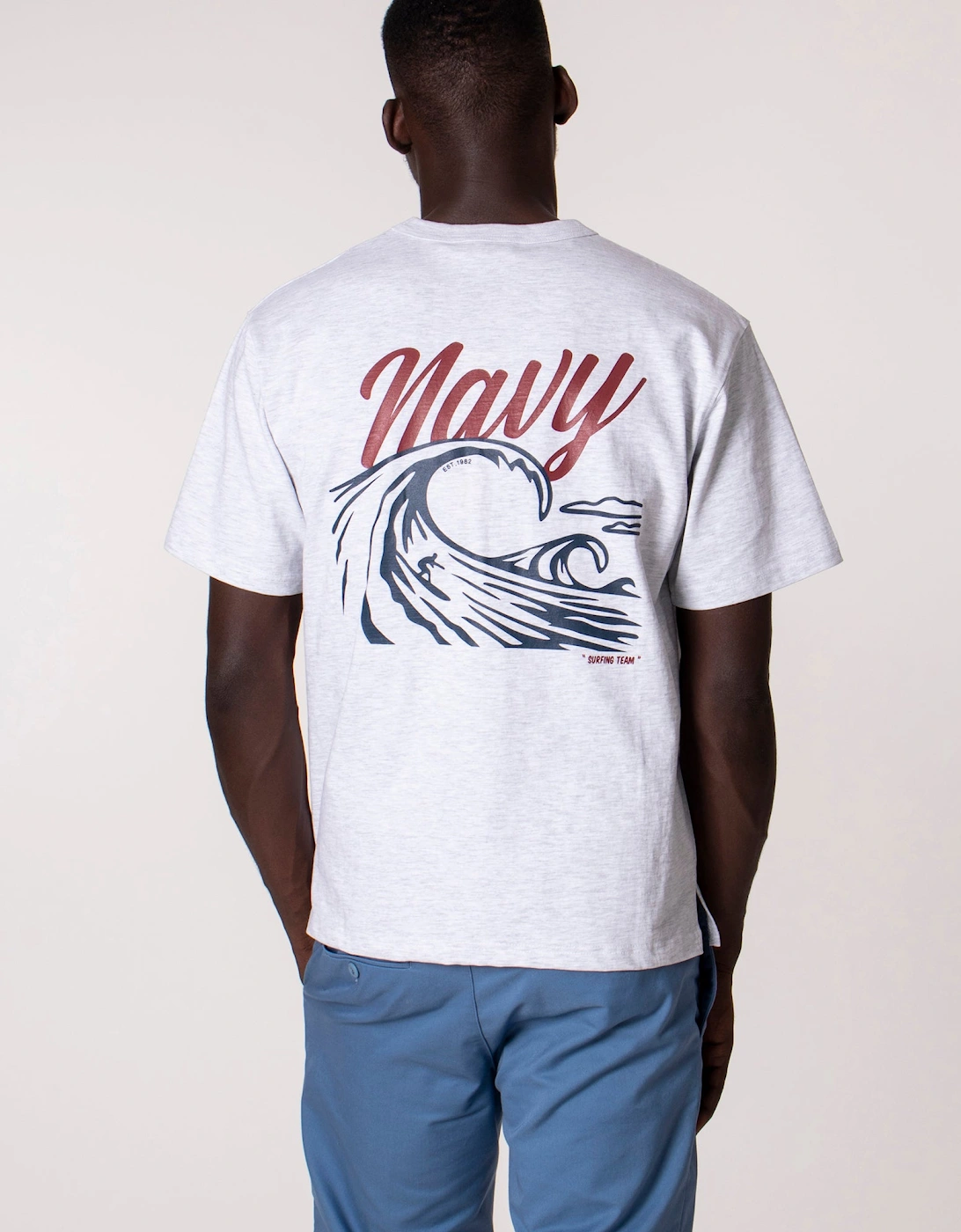 Navy Wave T-Shirt, 4 of 3