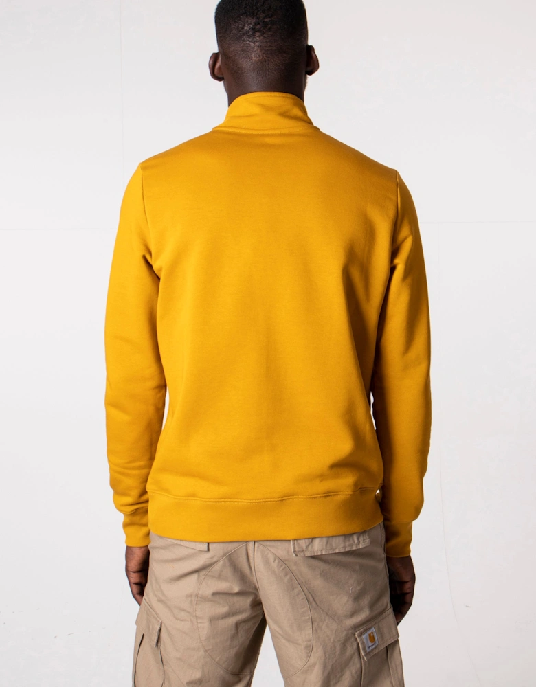 Quarter Zip Zebra Logo Sweatshirt