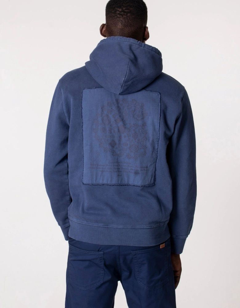 Relaxed Fit Verse Patch Hoodie