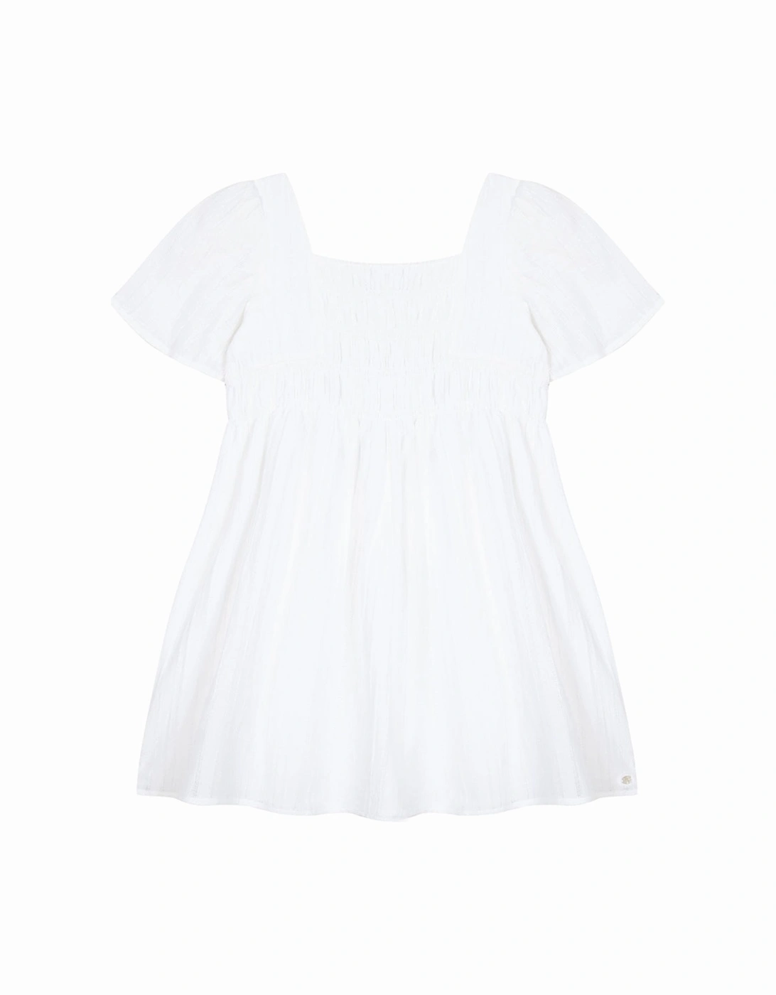 Girls Tresor De L’ete Dress White, 4 of 3