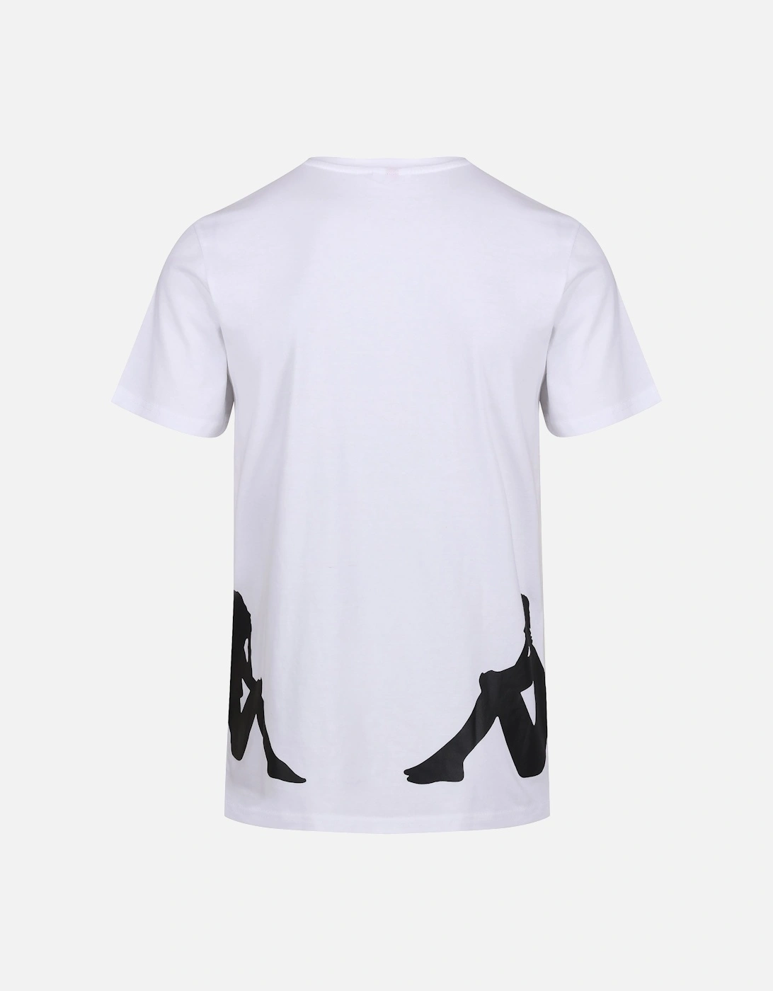 Authentic Fico Unisex Regular Fit Crew Neck T-Shirt | White/Black
