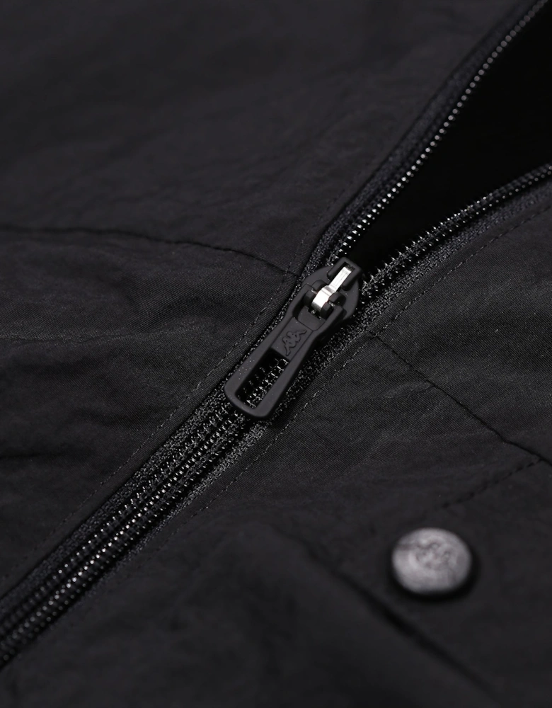 Banda Edou Logo Trim Zip Jacket | Black
