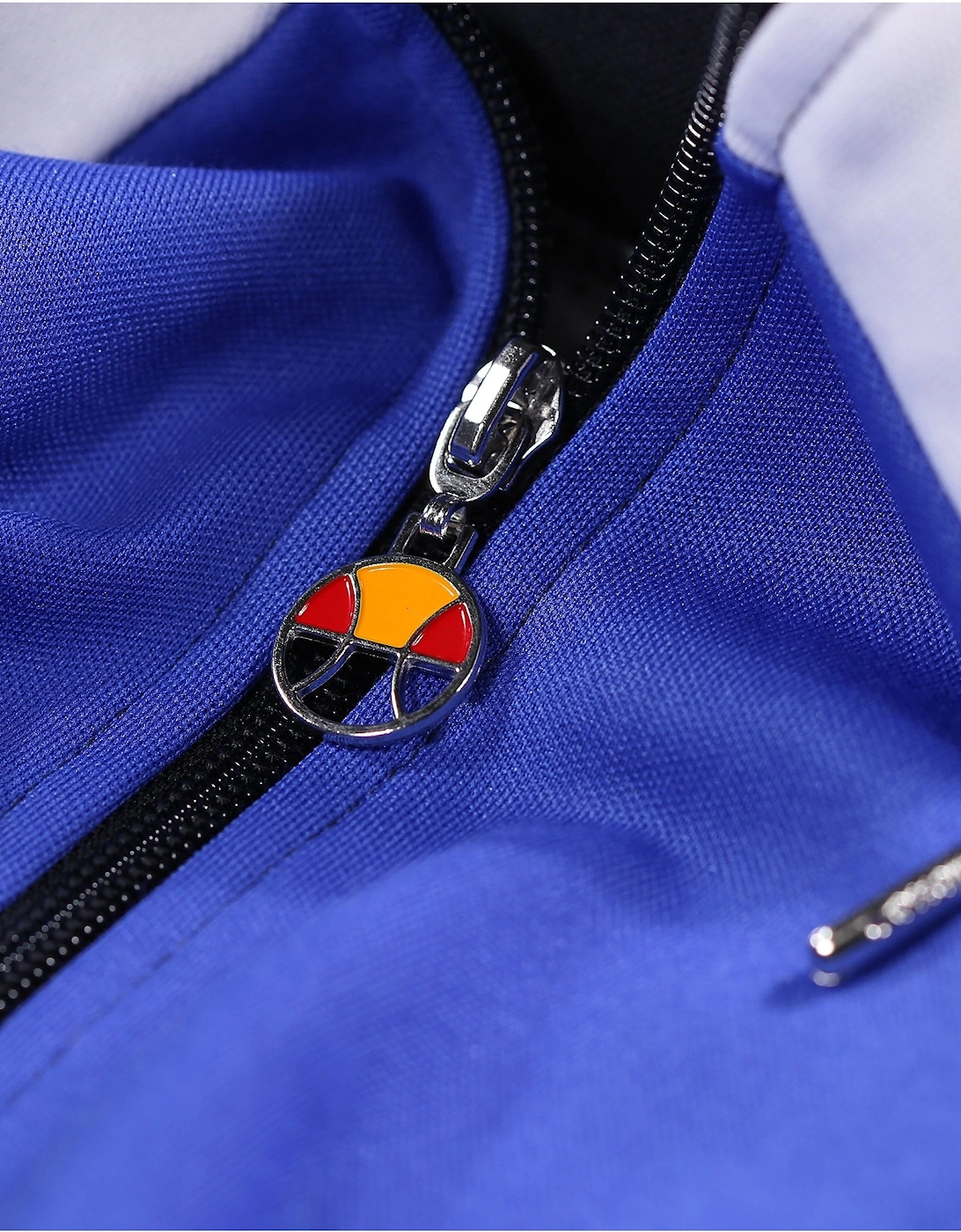 Caproni Hooded Track Jacket | Navy/Royal/White