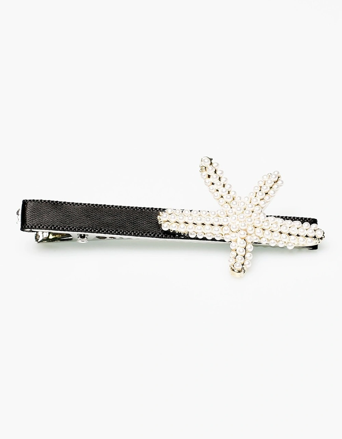 LuLu Silver-Tone Pearl Embellished Hair Clip, 3 of 2