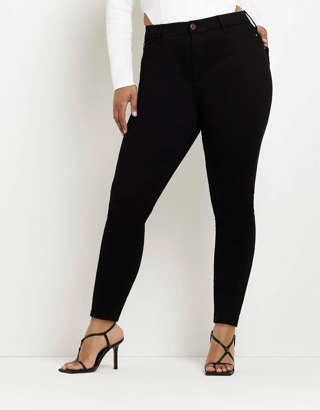 RI Plus Plus High Rise Black Bossa Jean - Black, 3 of 2