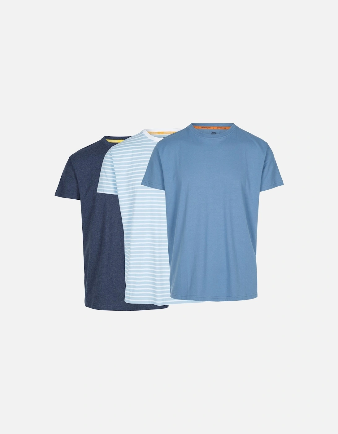 Mens Triplex Marl Short-Sleeved T-Shirt Set (Pack of 3), 5 of 4