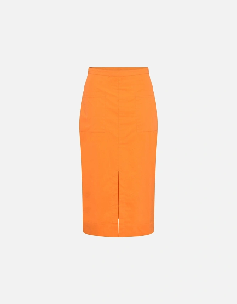 Hilda Midi Skirt in Orange