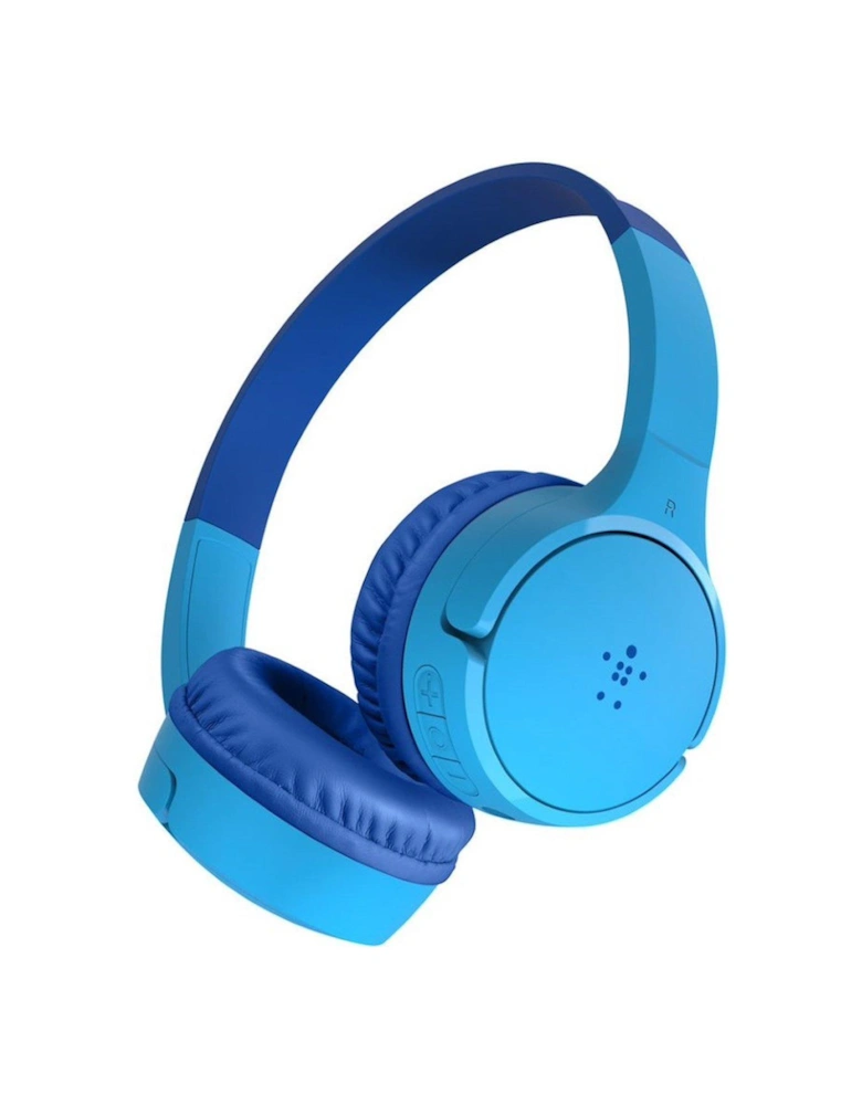 Soundform Mini Wireless On-Ear Headphones for Kids - Blue