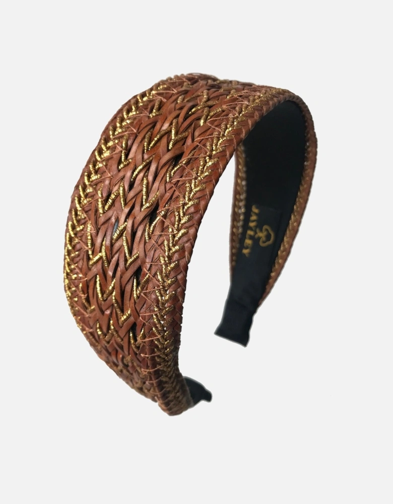 Brown Handmade Elle Headband