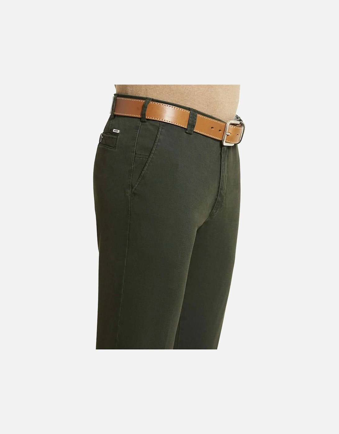 New York Cotton Trouser Forrest Green