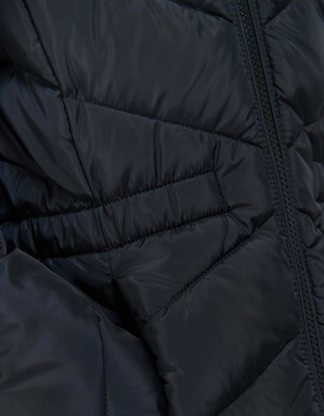 Internatinal girl's Black Julio Quilted Jacket
