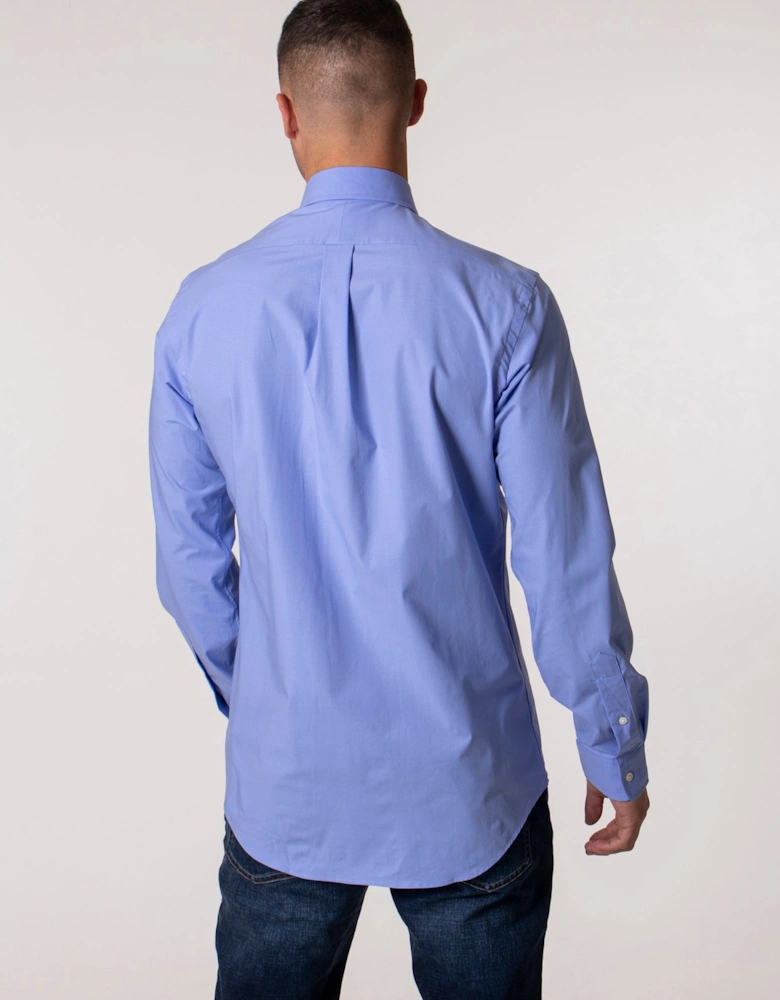 Custom Fit Stretch Cotton Poplin Shirt