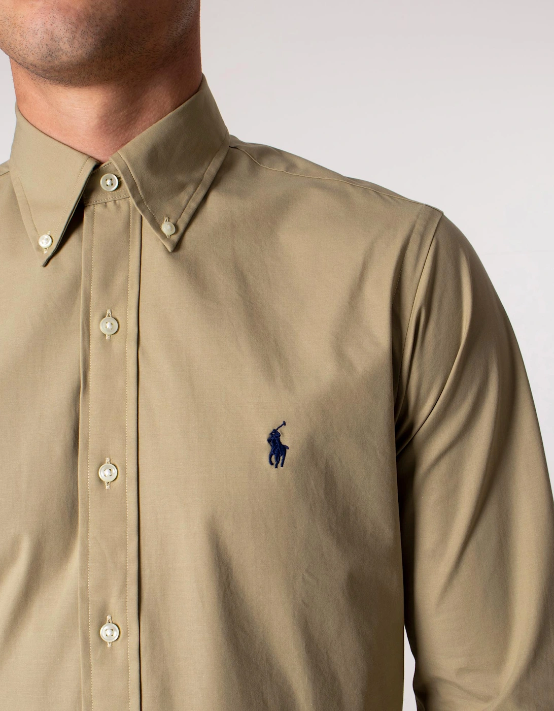 Custom Fit Stretch Cotton Poplin Shirt