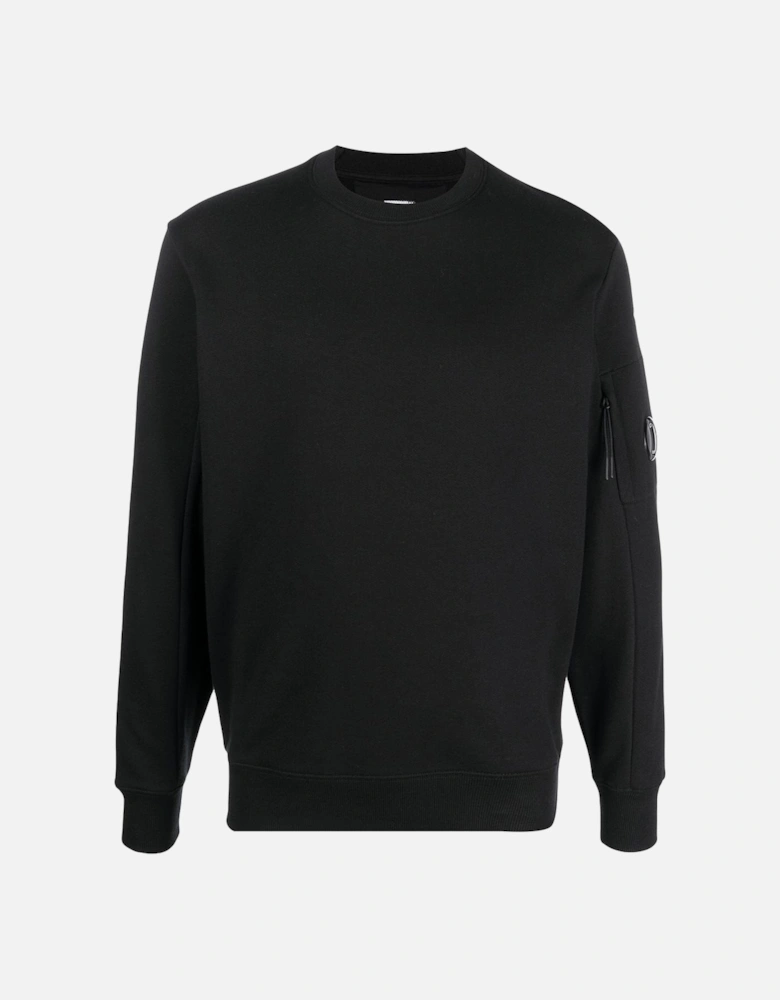 C.P. Company Cotton Crewneck Sweatshirt Black