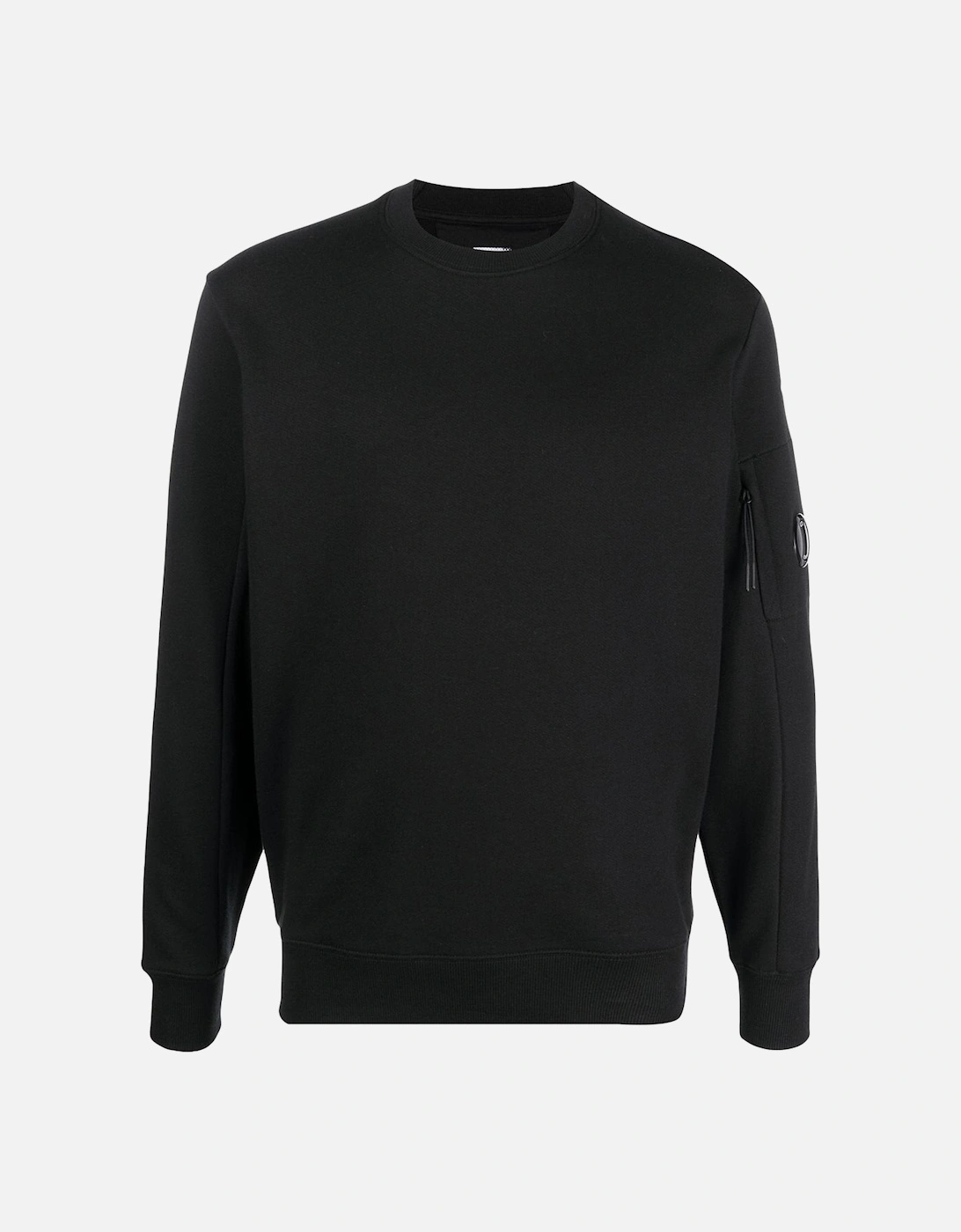 C.P. Company Cotton Crewneck Sweatshirt Black, 5 of 4