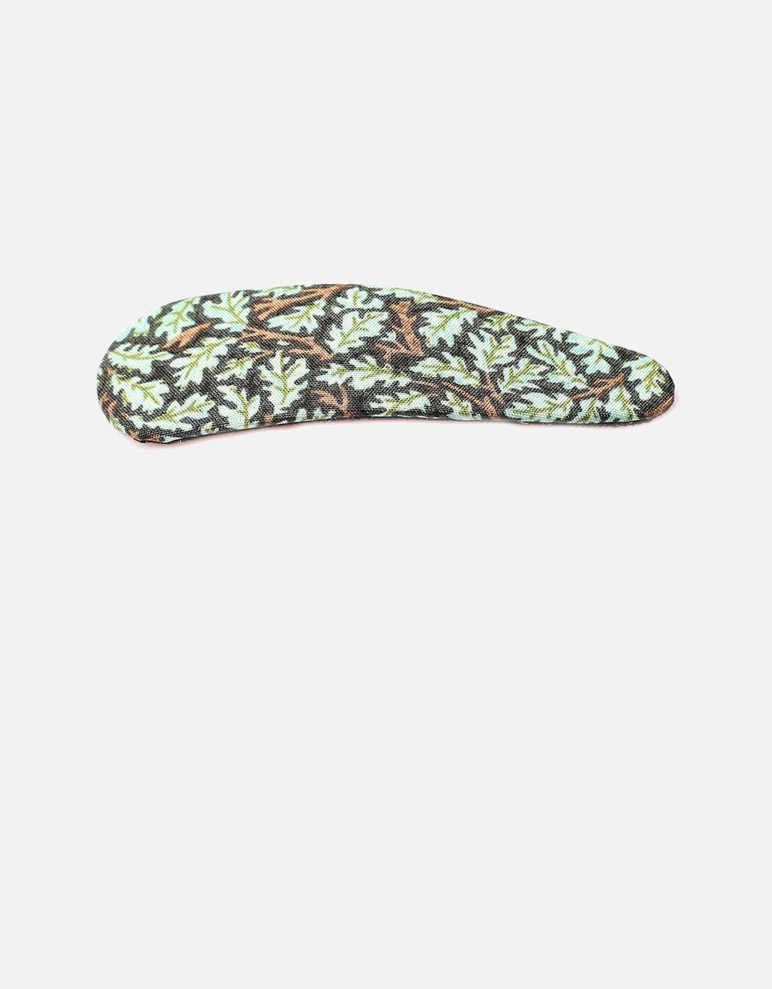 Navy Handmade Leaf Print Hair Clip, 2 of 1